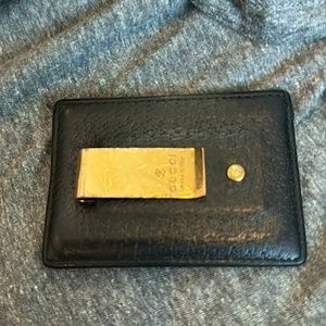 Gucci men’s money clip and cardholder